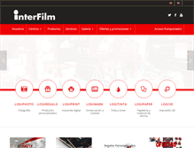 Tablet Screenshot of interfilm.es